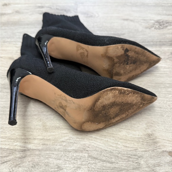 Elegant Black Stiletto Ankle Boots - Picture 5 of 6